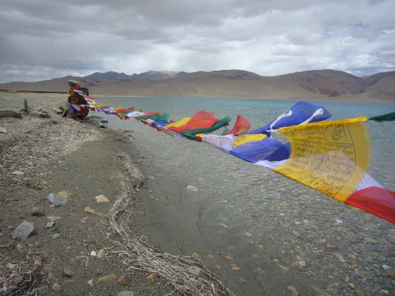 Travel - India - Ladakh - Tso Moriri Trip - Karzog and Tso Moriri - The Beach and the mountain - The Beach